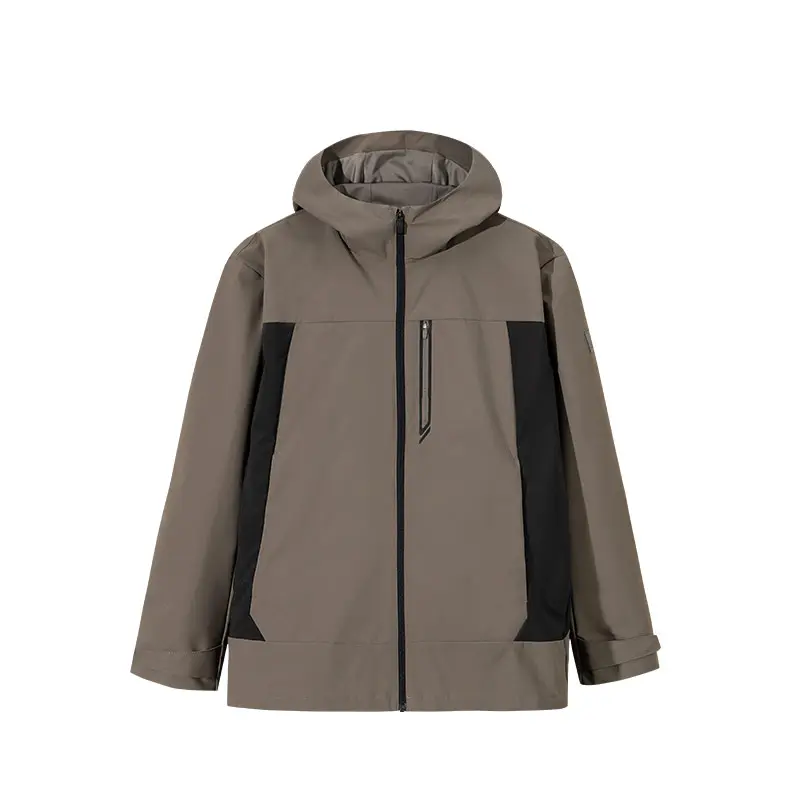 

ANTA Тренировочная куртка мужская тёмная ирригационная зелёная и базовая чёрная, Dark Injected Green/Basic Black