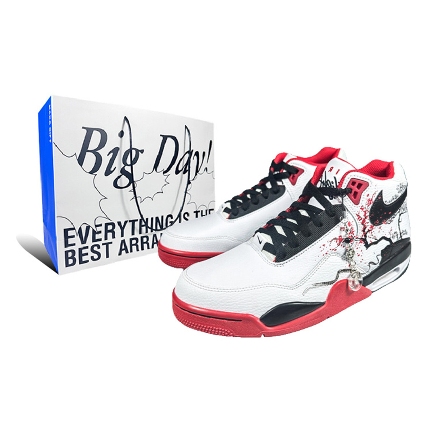 

Баскетбольные кроссовки Flight Legacy Vintage унисекс среднего размера, красный Nike