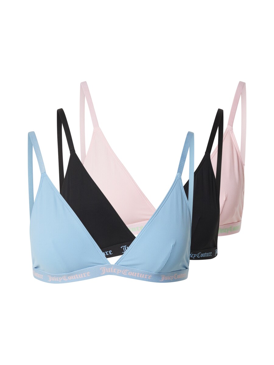 

Треугольный бюстгальтер Juicy Couture, цвет Dusty blue/Rose/Black