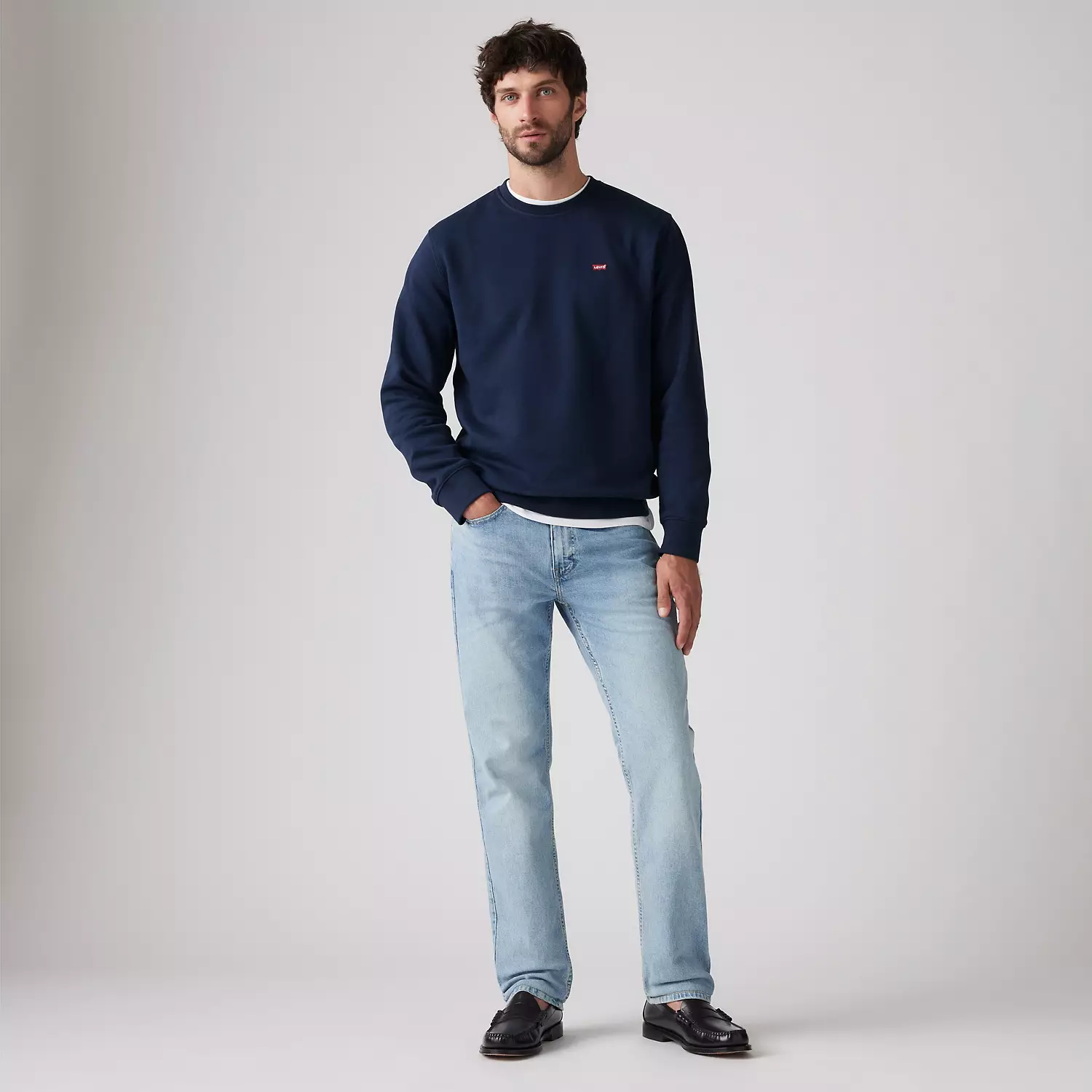 

Мужские джинсы прямого кроя 514 Levi's, цвет Thornback - Light Wash - Stretch