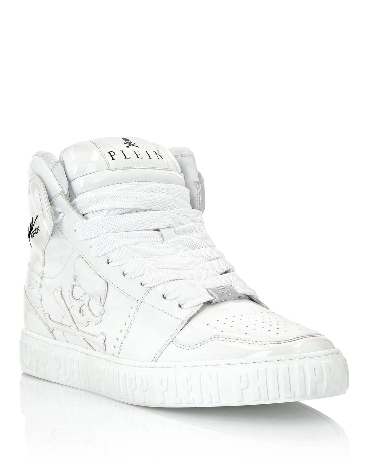 

Высокие кроссовки Super Street Skull&Bones Philipp Plein, белый