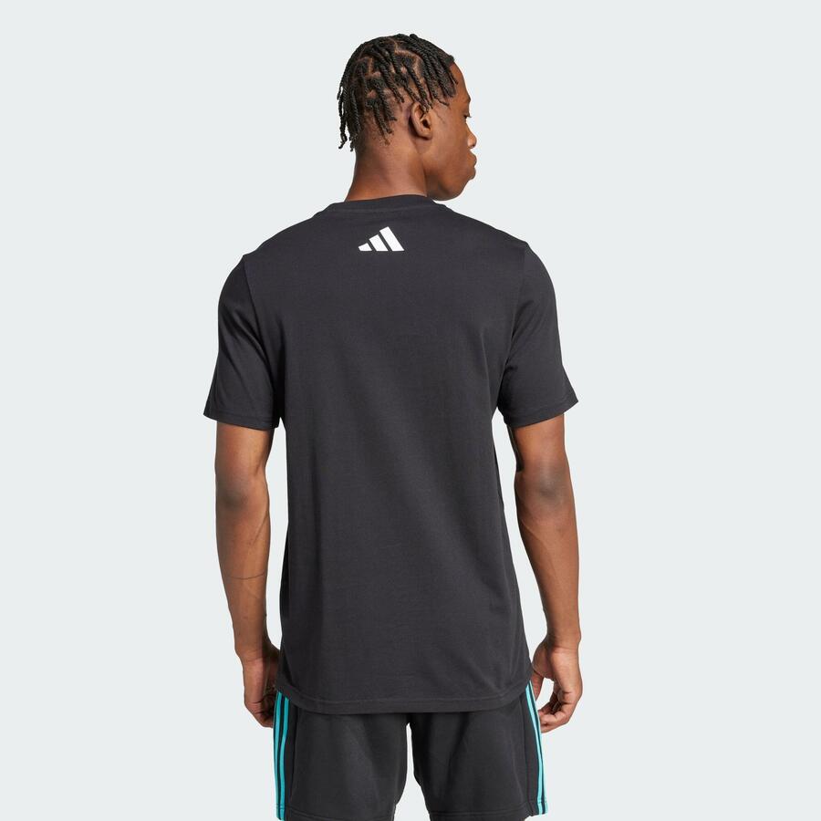 ADIDAS Футболка с графическим принтом ДНК команды Формулы-1 Mercedes-AMG Petronas — фото 3