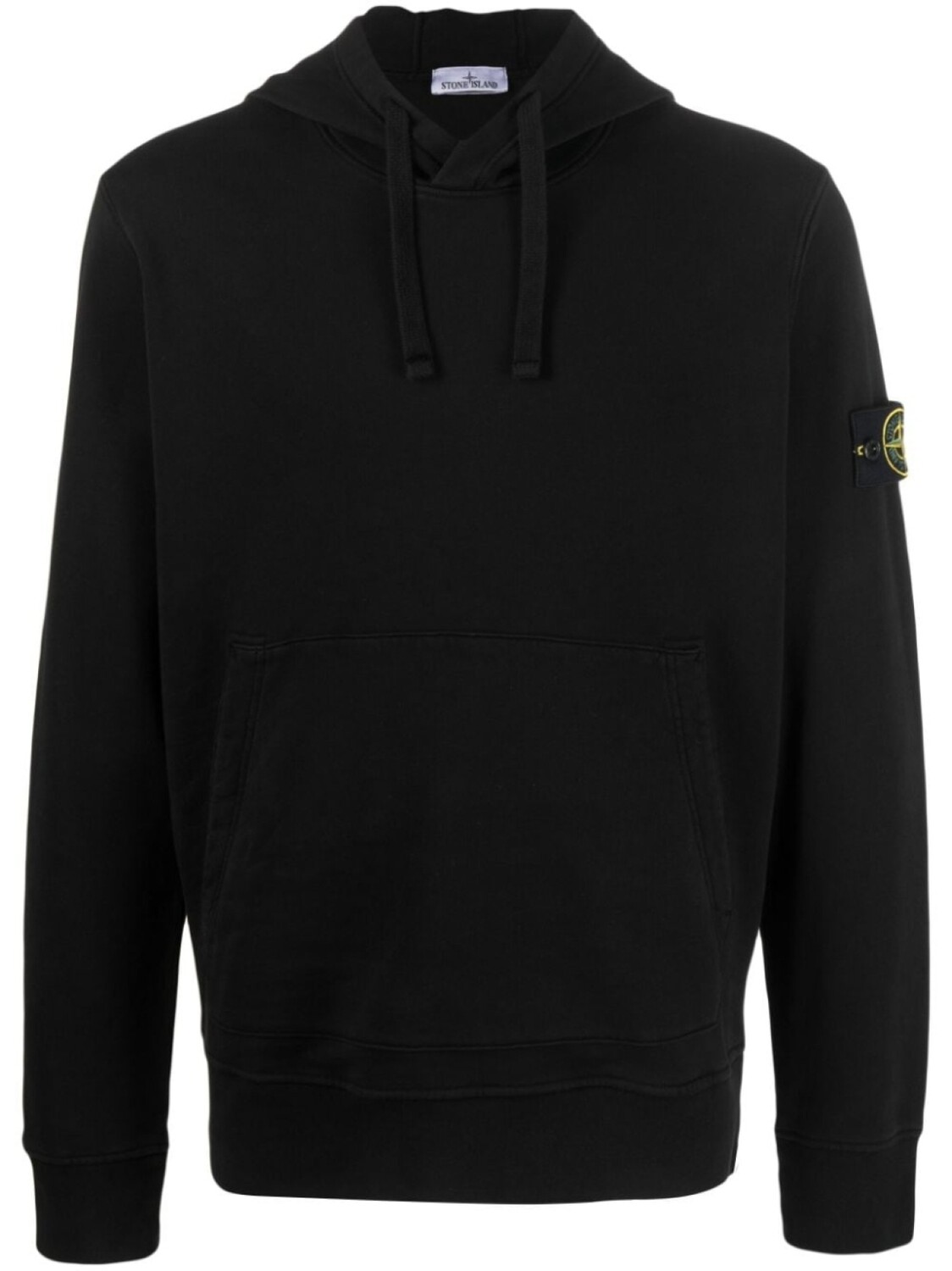 

Stone Island худи с нашивкой-логотипом, черный