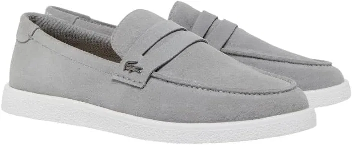 Кеды Lacoste, серо-белые