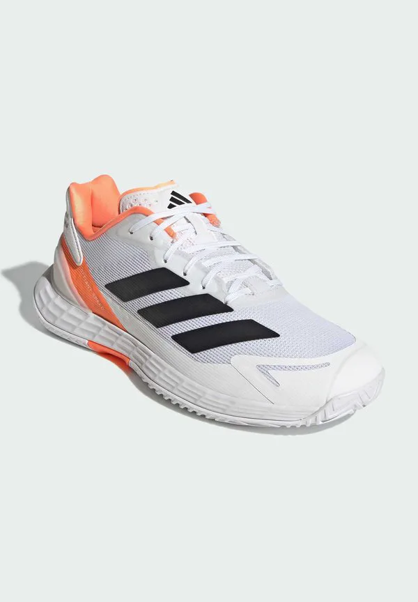 Теннисные кроссовки defiant speed 2 all-court Adidas Performance, Cloud White Core Black Lucid Orange — фото 2
