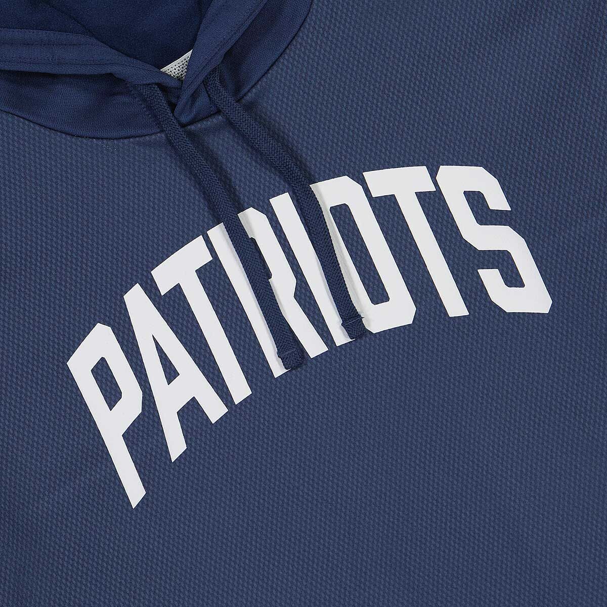 Толстовка NFL New England Patriots Patch Hoody Nike, цвет College Blau/Wolfgrau — фото 4