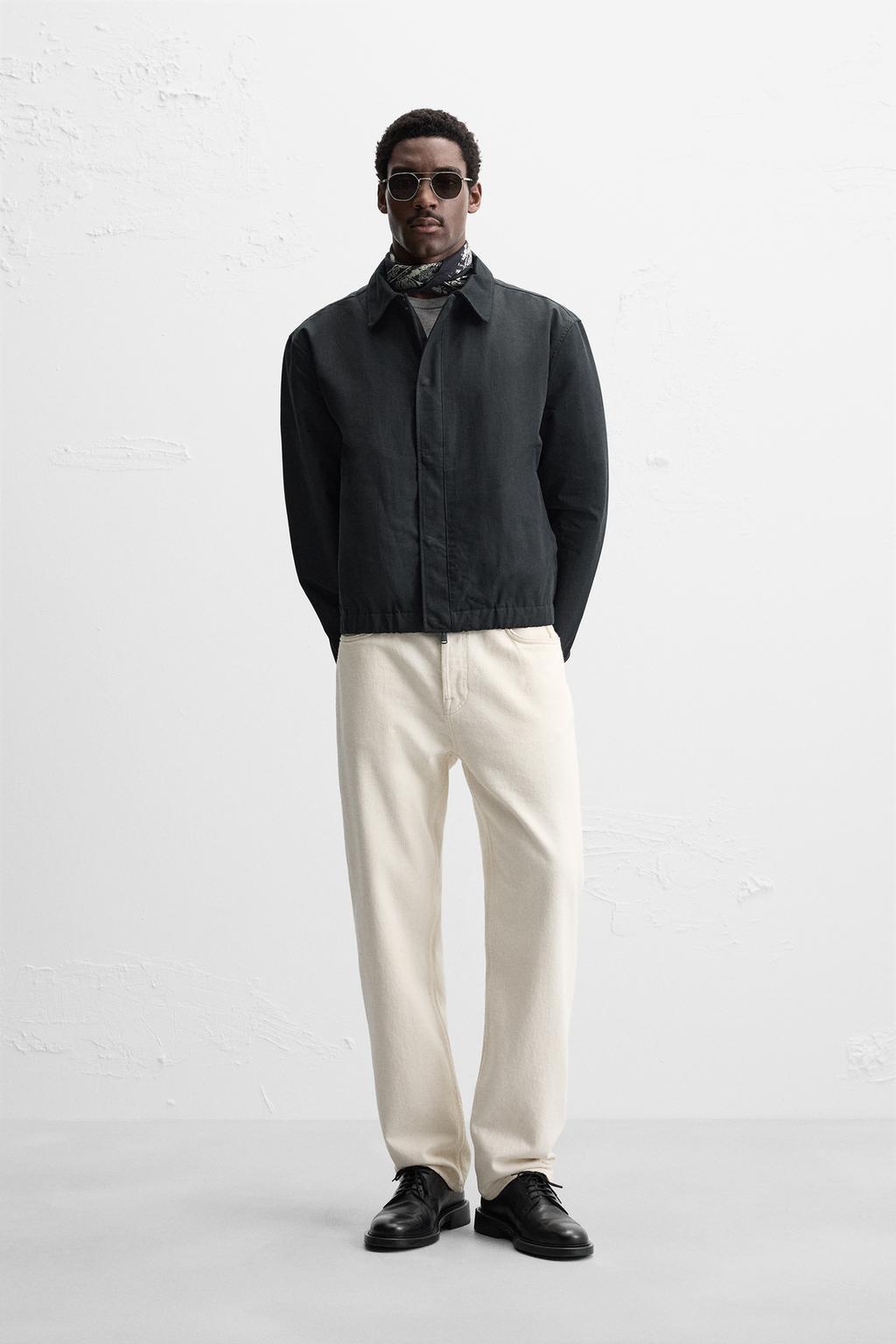 

Водоотталкивающая куртка обычного покроя ZARA, синий
