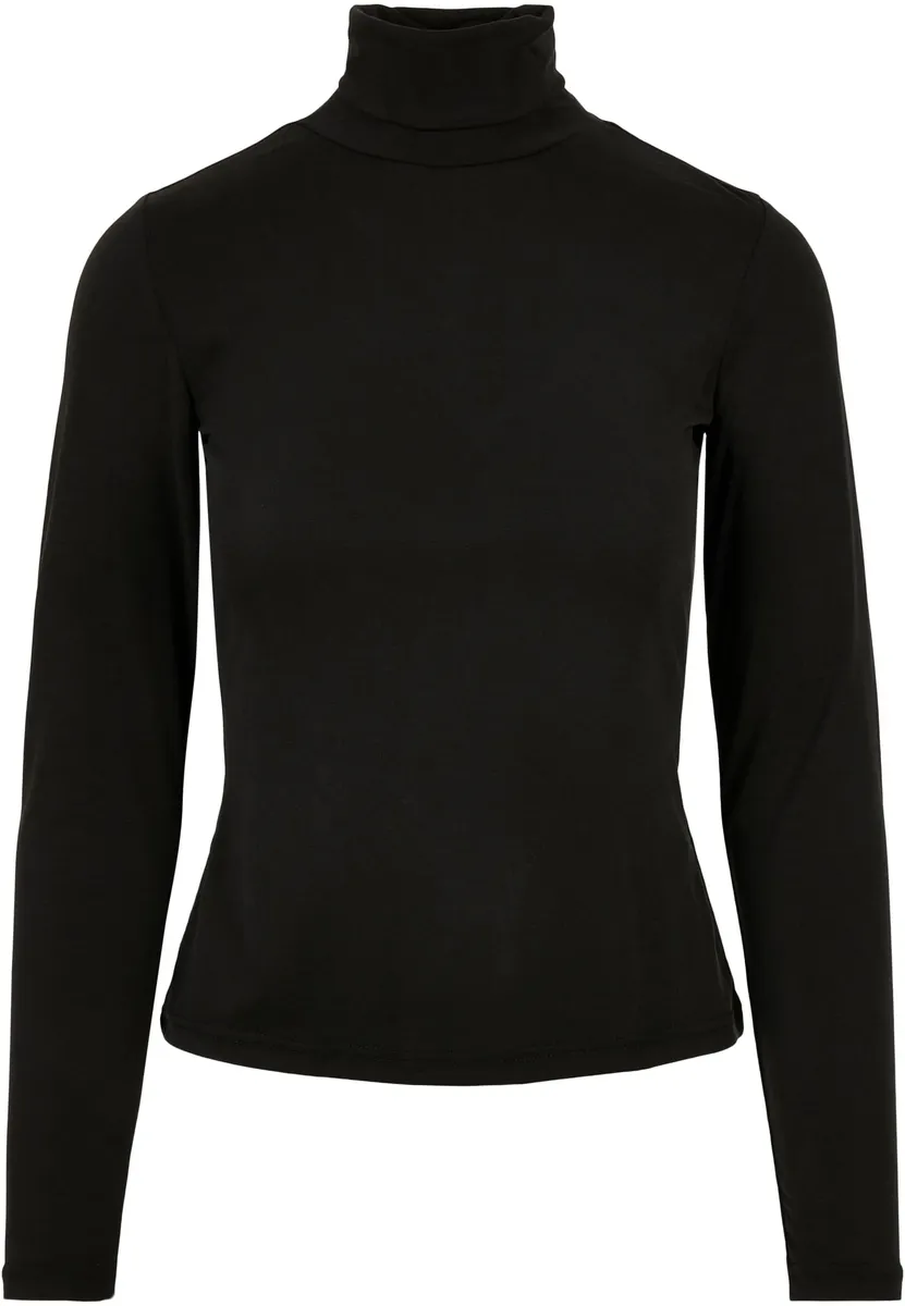 

Рубашка с длинными рукавами URBAN CLASSICS " Urban Classics Ladies Modal Turtleneck Longsleeve", черный