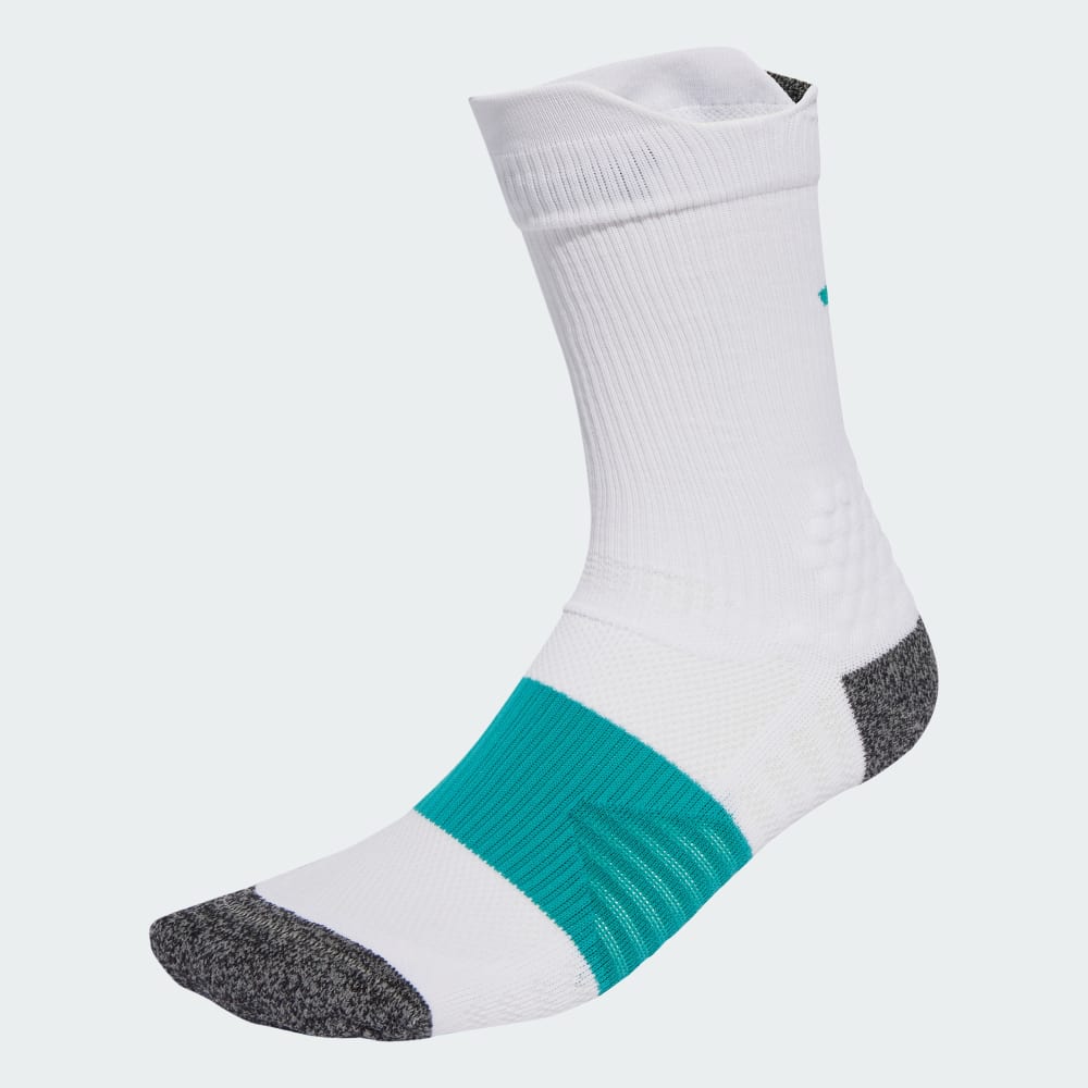 

Носки Adidas Runxboost Socks 1 Pair, цвет White/Pure Teal