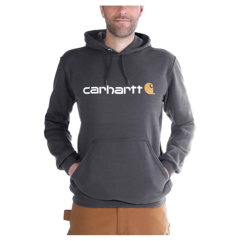 

Худи Carhartt Logo Loose Fit, серый
