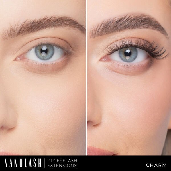 Накладные ресницы Charm в пучках, 36 шт./1 упаковка. Nanolash Diy eyelash extensions — фото 2