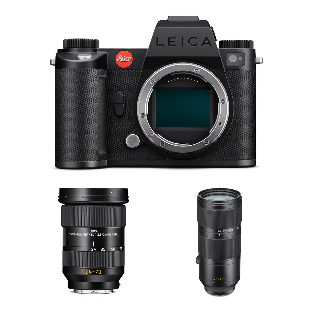 

Беззеркальная камера Leica SL3-S Mirrorless Camera with 24-70mm and 70-200mm Lenses