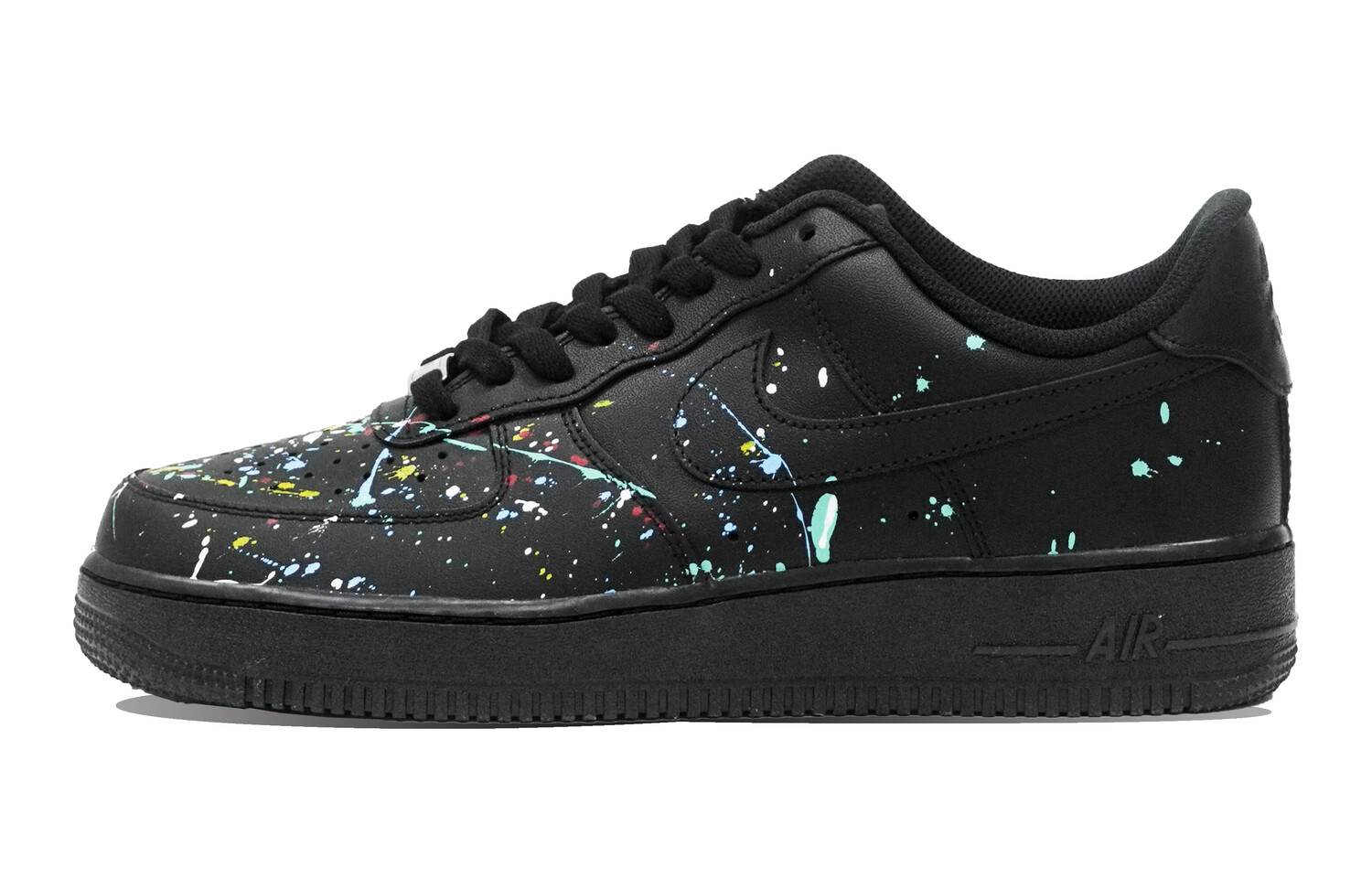 

Кроссовки Nike Air Force 1 Skateboarding Shoes Unisex Low-top Blue, черный