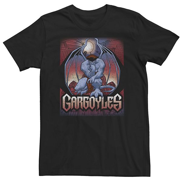

Футболка с принтом Big & Tall Gargoyles в стиле distressed Licensed Character