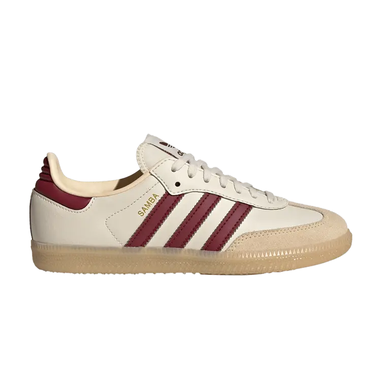 

Кроссовки adidas Samba OG J 'Wonder White Shadow Red', кремовый