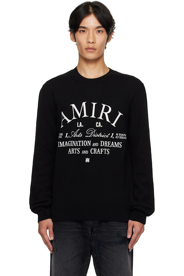 

свитер Amiri arts district' crew Amiri, черный