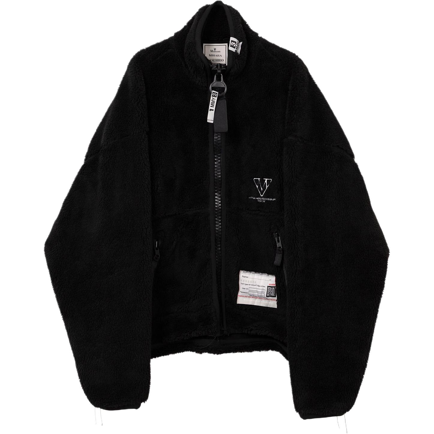 

Maison Mihara Yasuhiro Флисовая куртка-бомбер, Black