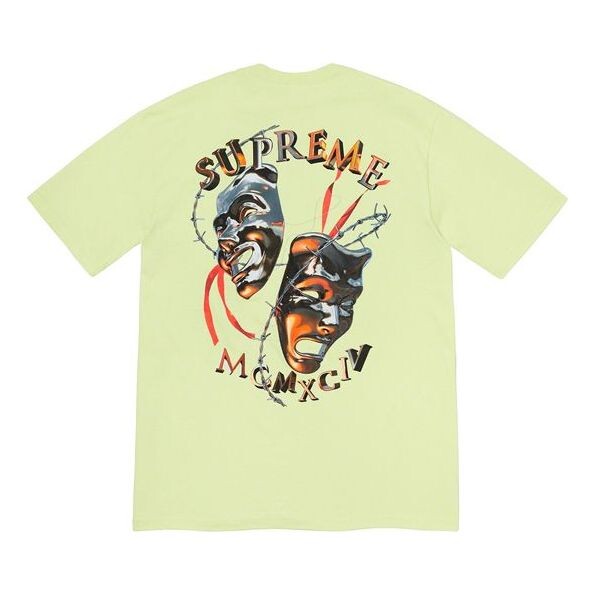

Футболка ss20 week 1 laugh now tee Supreme, зеленый