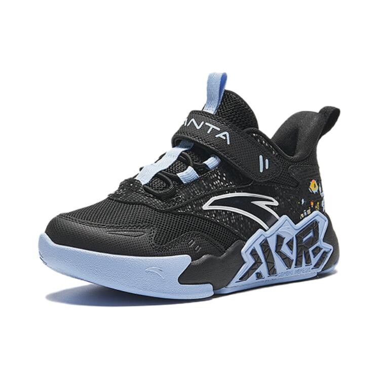 Детские баскетбольные кроссовки PS Low-top Black-4 Anta Kids, черный — фото 2