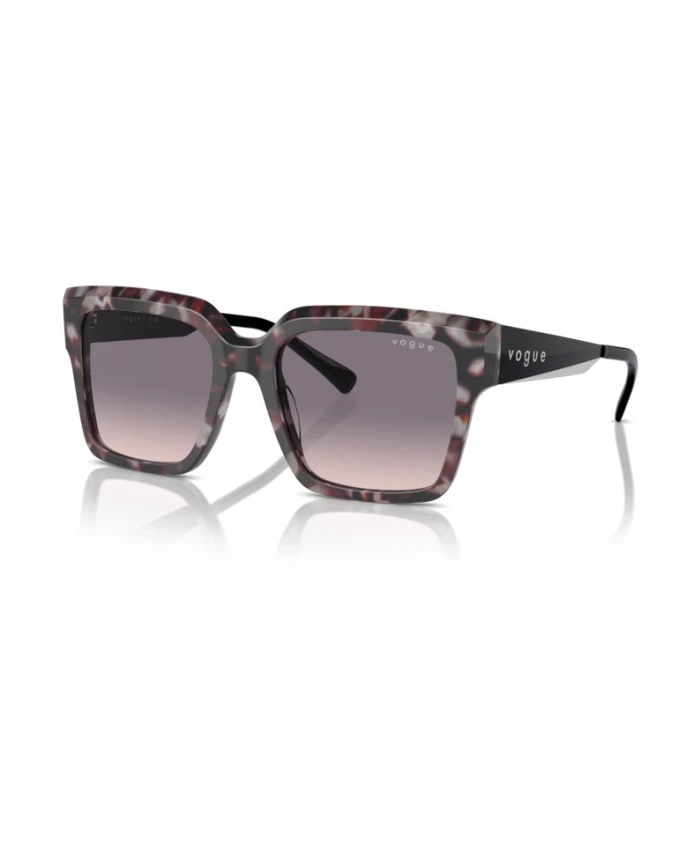 

Квадратные солнцезащитные очки из ацетата с металлическими дужками. Vogue, серый