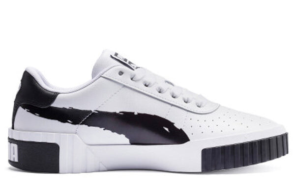 Кроссовки cali brushed 'white black' Puma, черный — фото 2