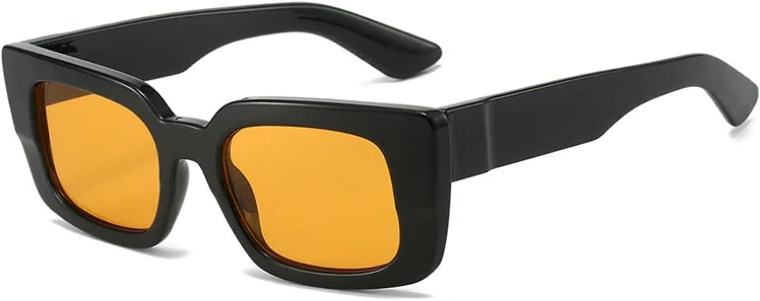 

Солнцезащитные очки с защитой от УФ-излучения UV400 | Женские, двухцветный градиентный панк-леопардовый принт, для занятий спортом на открытом воздухе и вождения DSVIGF, Black Orange