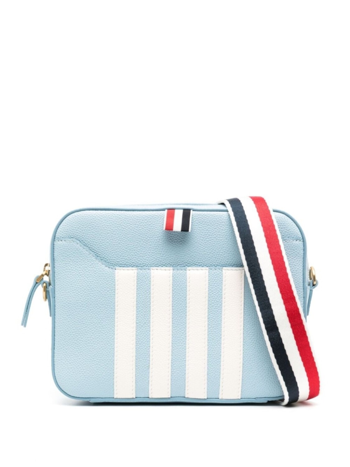 

Thom Browne каркасная сумка с полосками 4-Bar, синий