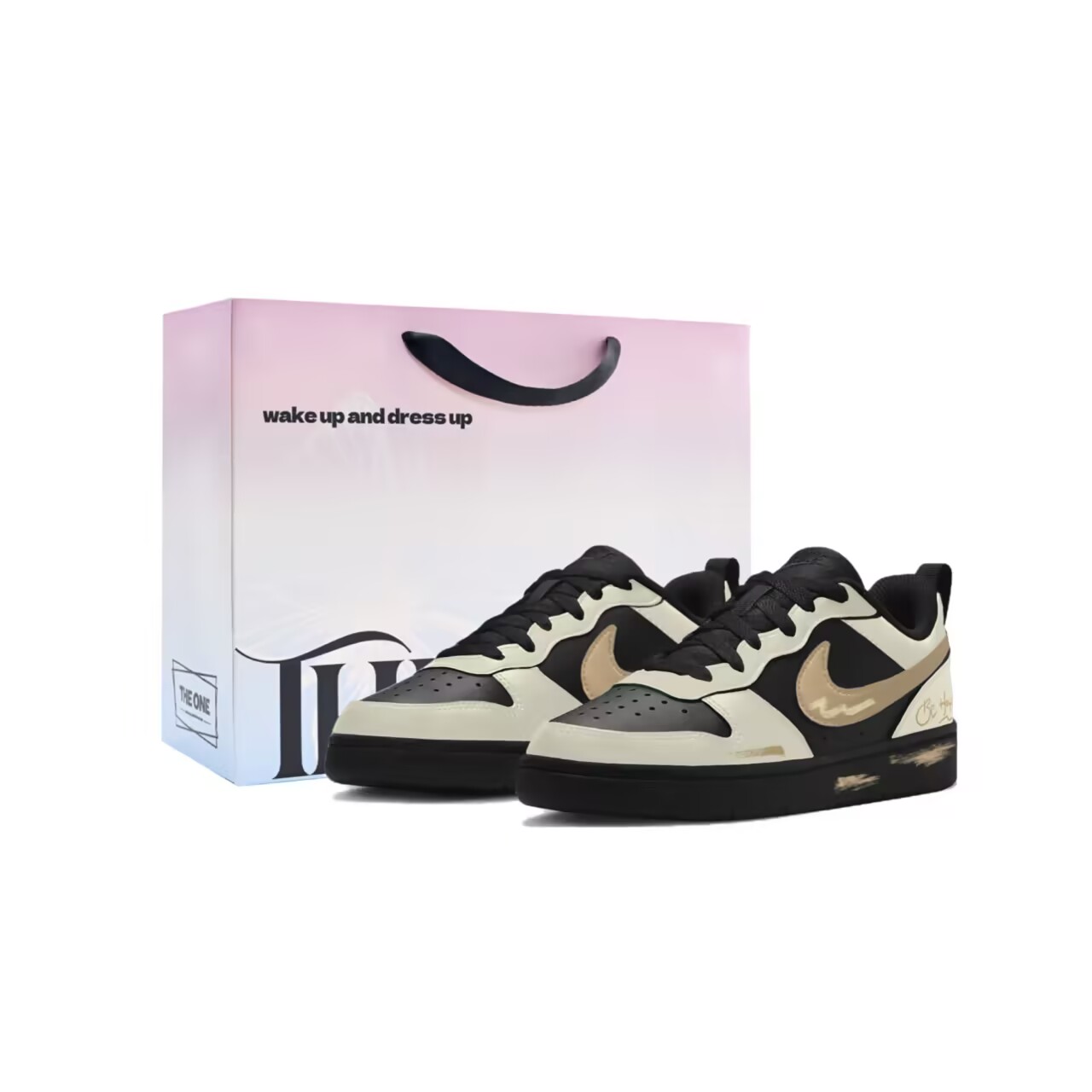 

Nike Скользящие противоударные кроссовки для скейтбординга low top black kids