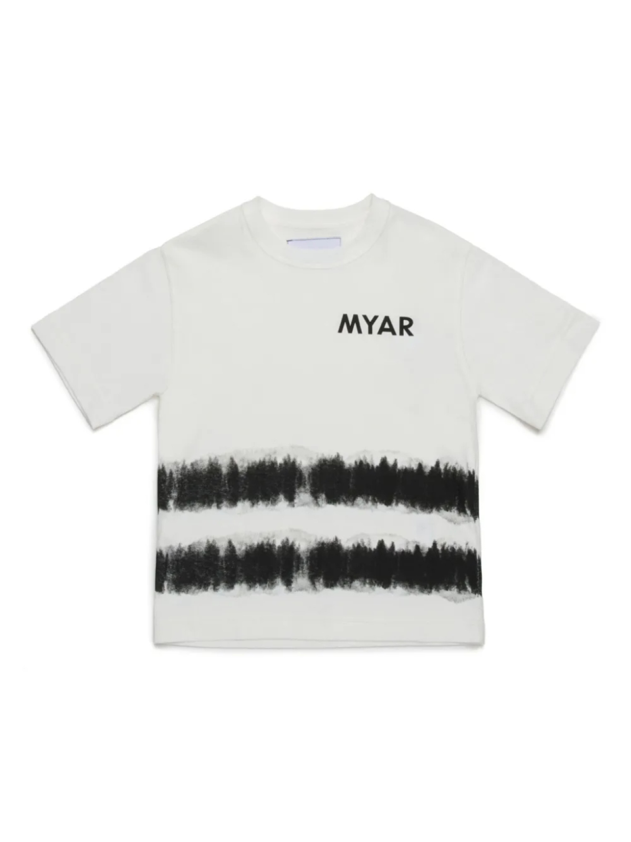 

Футболка с принтом тай-дай MYAR KIDS, белый