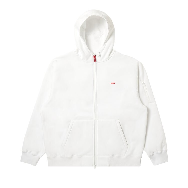 

Толстовка Supreme WINDSTOPPER Zip Up Hooded 'White', белый