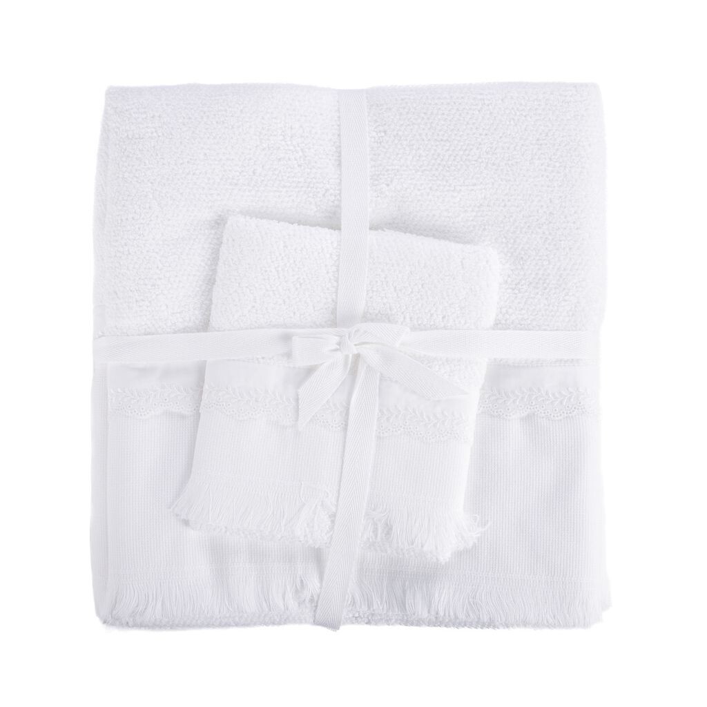 

GIPANOLAR HERMES комплект полотенец белый 100x150+50x100+30x50 см