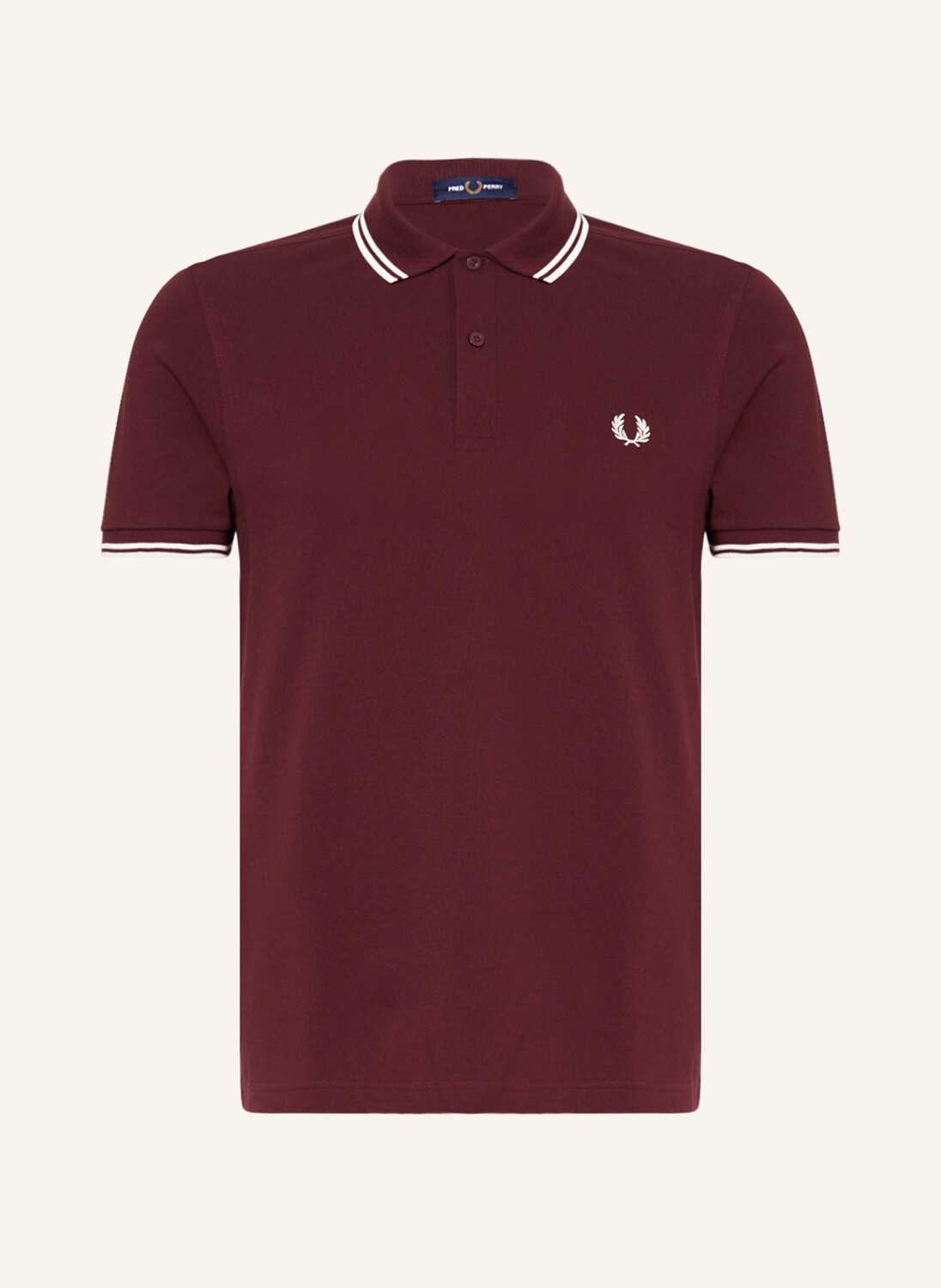 

Рубашка поло FRED PERRY Piqué M3600 Slim Fit, темно-красный