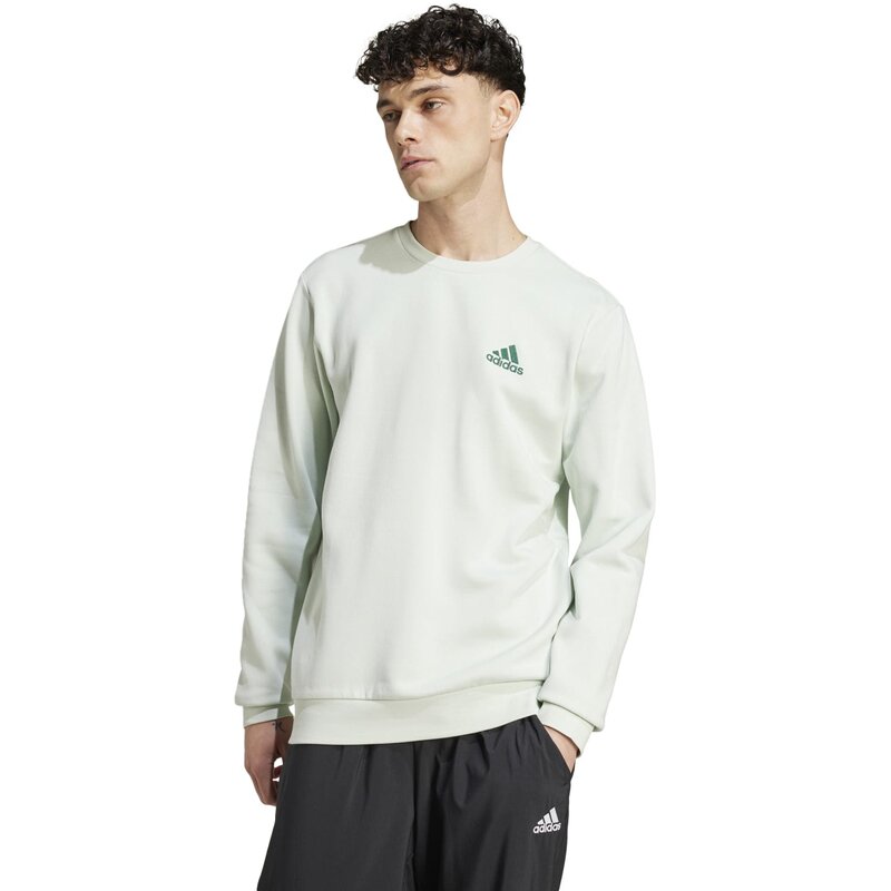 Флисовая толстовка Essentials (стандартная и длинная) Adidas, цвет lingrn — фото 2