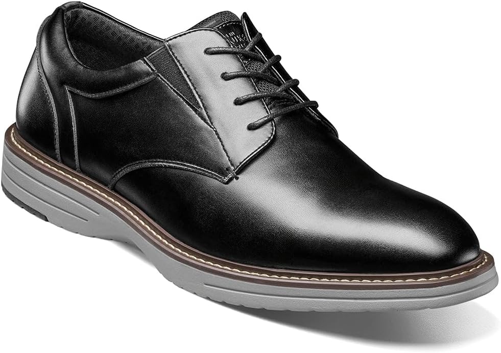 

Мужские кеды Nunn Bush Gates с простым носком, повседневные оксфорды, легкая обувь, черный