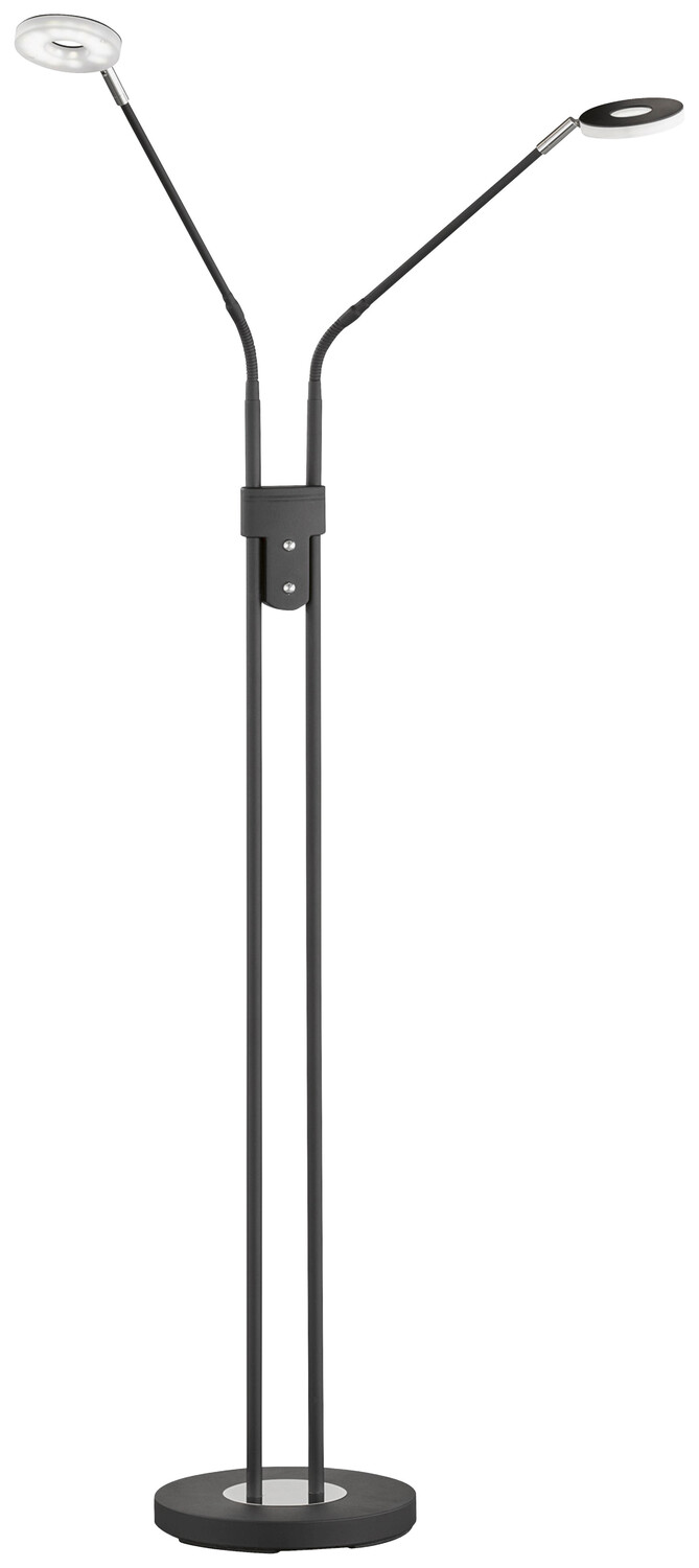 

Светодиодный торшер Fischer & Honsel, 25x150 см, черный