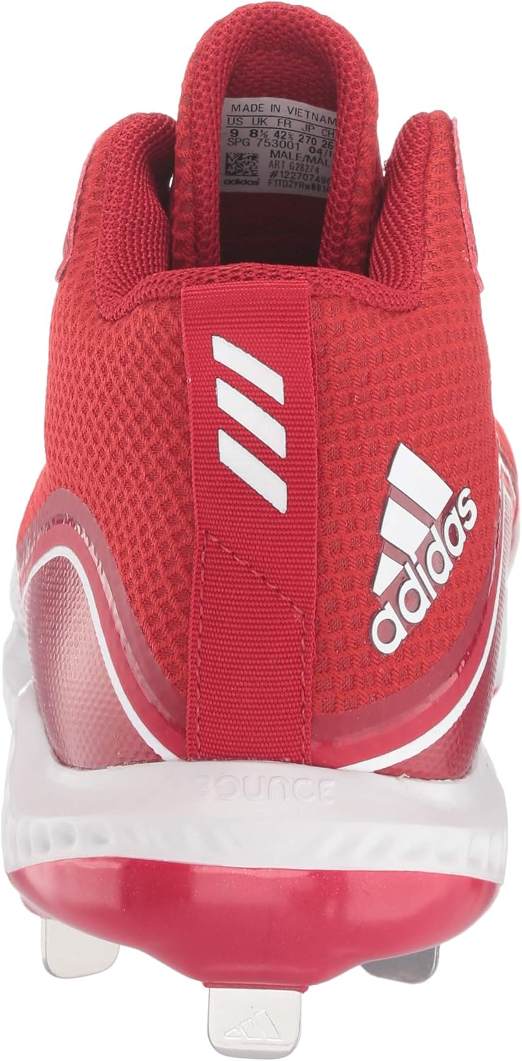 Мужские кроссовки adidas Icon V Turf, белый/красный — фото 3