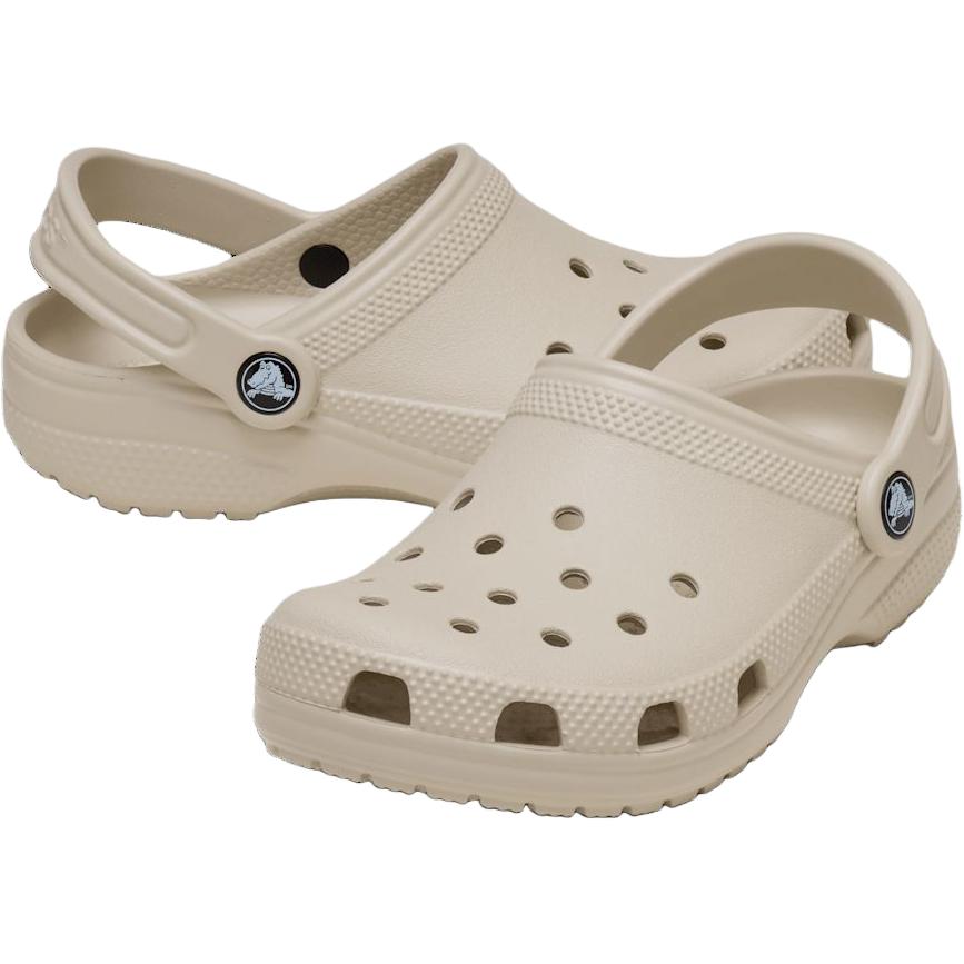 Crocs Классические клоги с вентиляцией и поддержкой для детей, цвет beige — фото 2