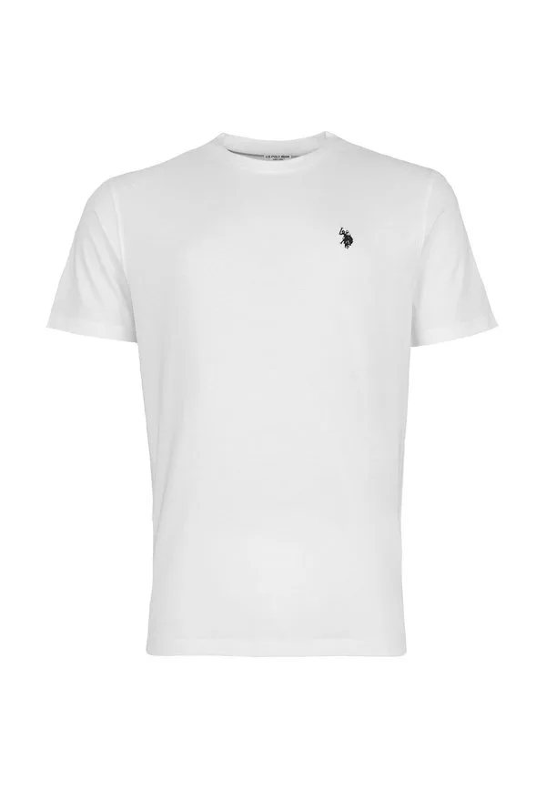 Футболка kurzarmshirt mit rundhalsausschnitt с короткими рукавами, базовая футболка U.S. Polo Assn., Weiß — фото 4
