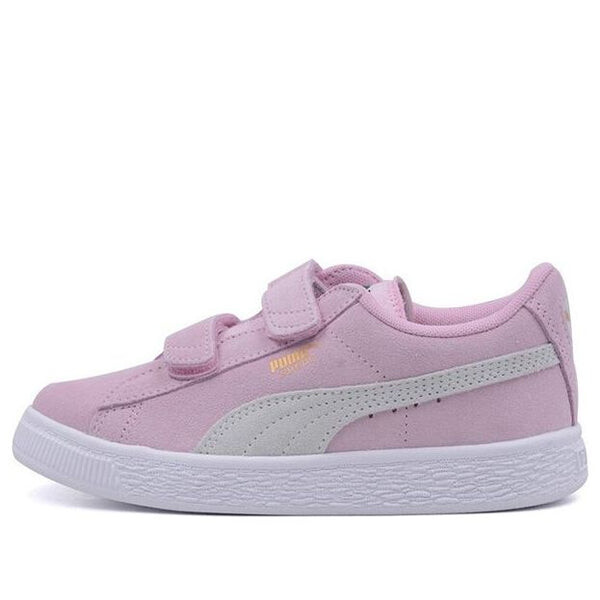 

Кроссовки suede 2 straps skate shoes pink Puma, розовый