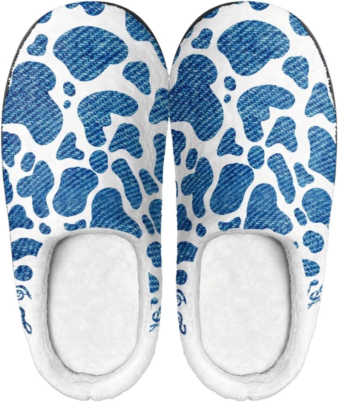 

Мужские и женские нескользящие тапочки, теплые мягкие уютные тапочки из фланели, домашняя обувь для спальни и улицы, размеры 2-12 Zcfygdx, синий