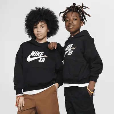 

Худи Nike SB Icon Fleece EasyOn, черный/белый