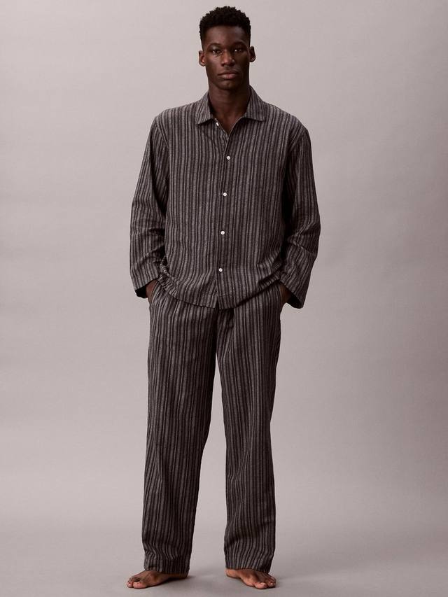 

Хлопковая фланелевая пижама с длинными рукавами Calvin Klein, Multi