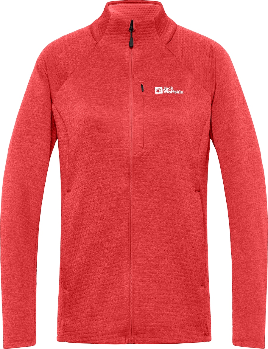 

Спортивная флисовая куртка JACK WOLFSKIN, кроваво-красный