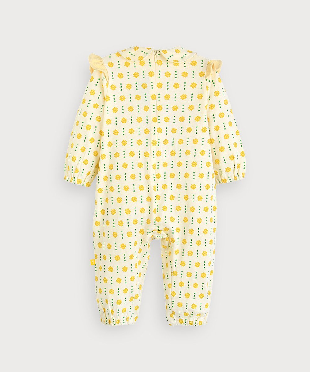 Комбинезон с длинными рукавами SunnyDay и повязка на голову Moimoln, Yellow — фото 3
