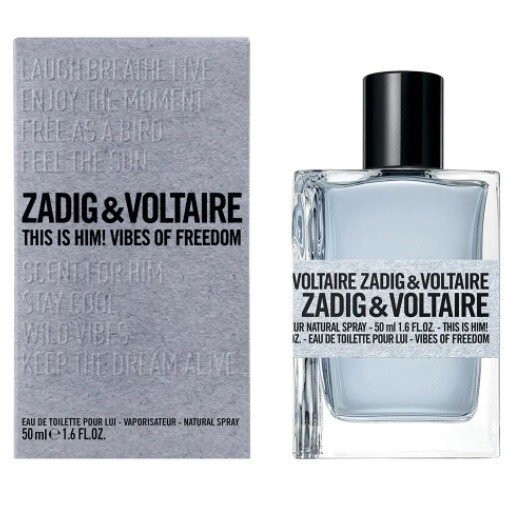 Туалетная вода, туалетная вода, 50 мл Zadig & Voltaire, This Is Him Vibes Of Freedom Eau de — фото 2