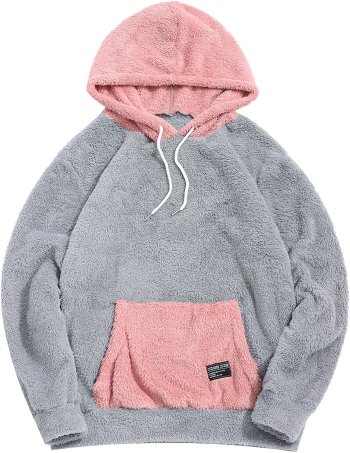 

ZAFUL худи с капюшоном и шнурком, утепленное, Sherpa