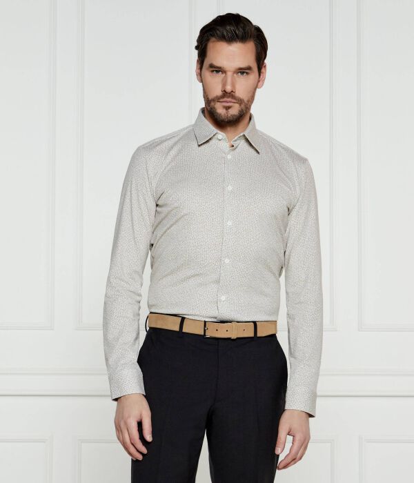 

Рубашка p-roan-kent-c1-233 Slim fit Boss, желтый