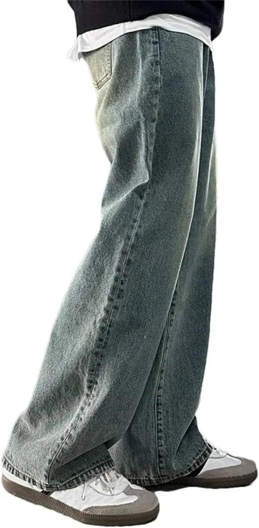 Джинсы свободные Men's Fashion Washed Baggy Jeans, 1155
