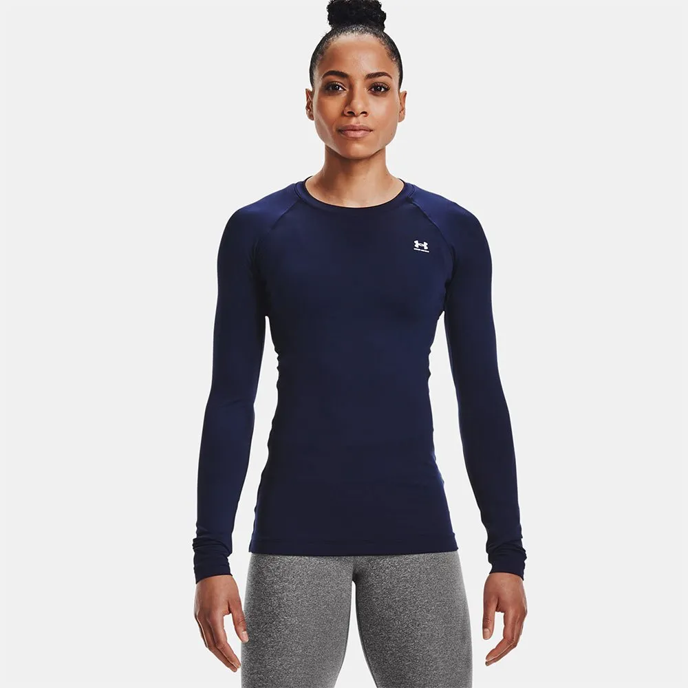 

Футболка Under Armour ColdGear Authentics Crew long sleeve, синий