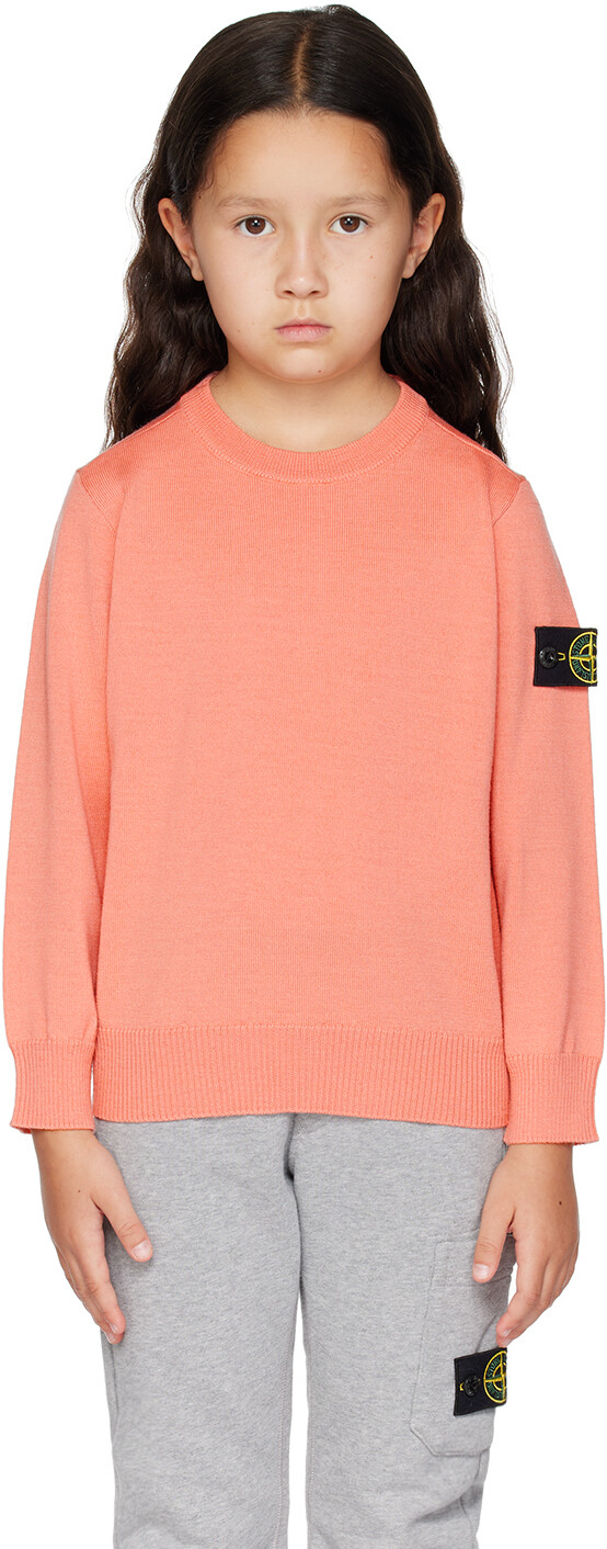

Детский розовый свитер 509C4 Stone Island Junior